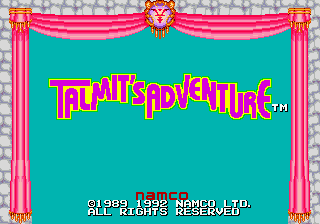 Talmit's Adventure (Europe) Title Screen